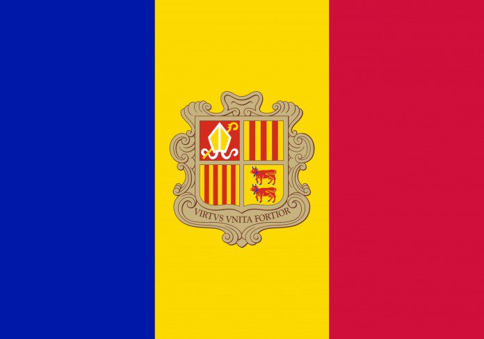 bandera Andorra