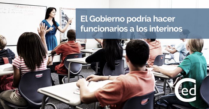 Los docentes interinos podrían llegar a ser funcionarios de carrera