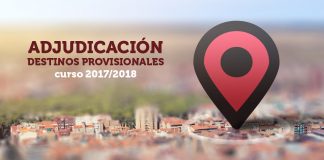 destinos provisionales Curso 2017/2018
