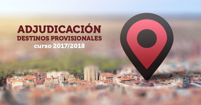 destinos provisionales Curso 2017/2018