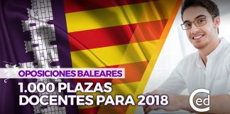 oposiciones baleares 2018 plazas
