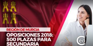 oposiciones murcia 2018 plazas secundaria