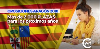 plazas oposiciones aragón