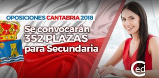 cantabria oposiciones 2018 plazas secundaria