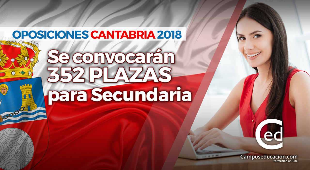 cantabria oposiciones 2018 plazas secundaria