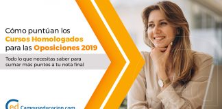 cursos homologados oposiciones 2019