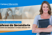 Abrimos grupos en enero para Profesor de Secundaria Profesor de secundaria