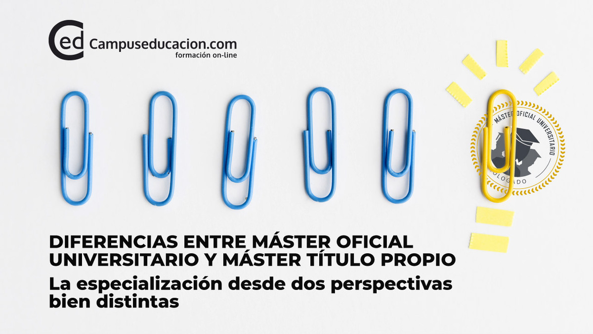 Máster Oficial Universitario Título Propio