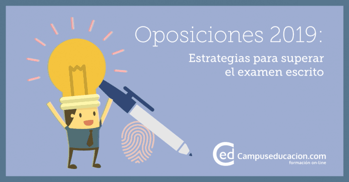 Examen escrito oposiciones 2019