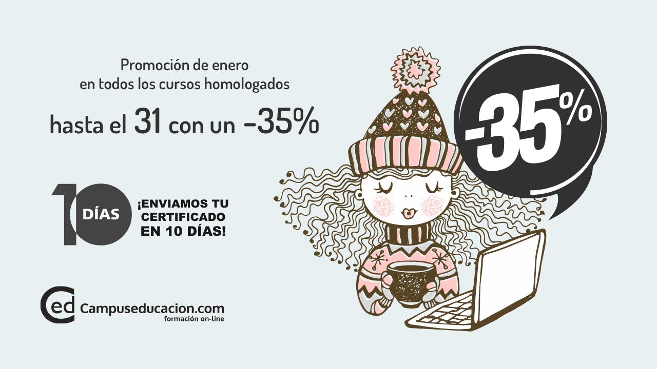 promoción de enero con un-35%