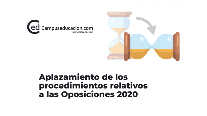 aplazamiento oposiciones 2020