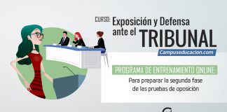 Exposición y Defensa ante el Tribunal