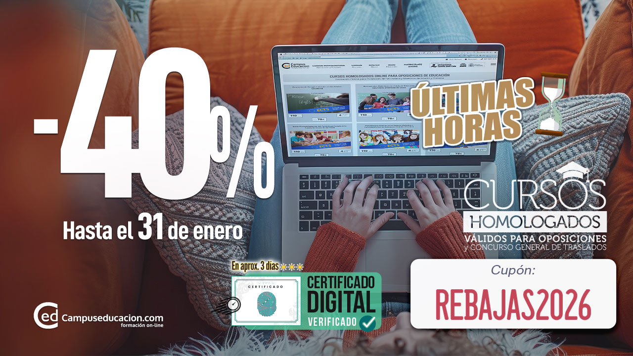 Últimas horas para utilizar el cupón: REBAJAS2026