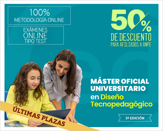 Máster Tecnopedagógico - Últimas plazas