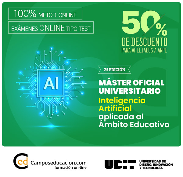 Máster Oficial Universitario en Inteligencia Artificial aplicada al Ámbito Educativo