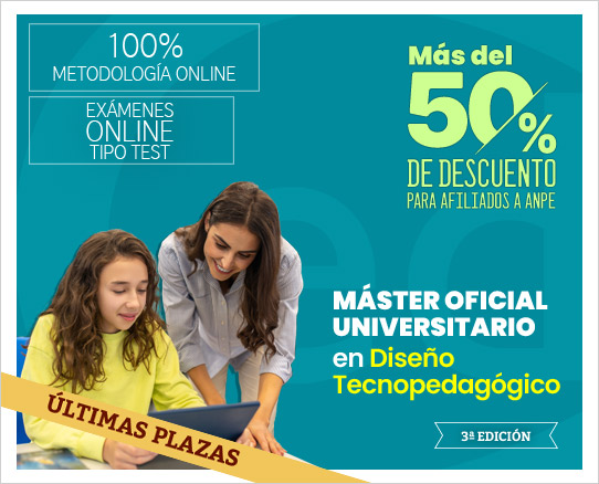 Máster en Diseño Tecnopedagógico de UDIT