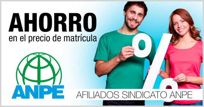 Descuentos del 30% en cursos ANPE y ANPE Albacete.