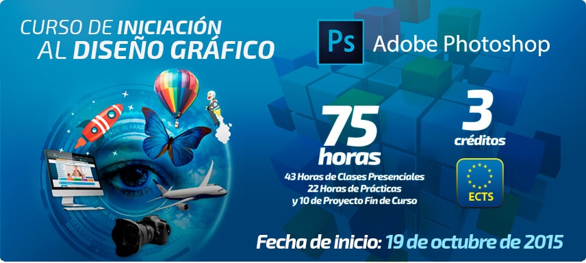 Curso de iniciación al diseño gráfico: Adobe Photoshop